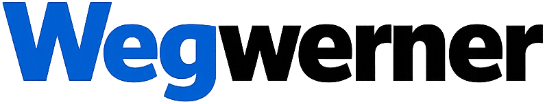 Firmenlogo von Wegwerner auf hellem Hintergrund in breitem Format